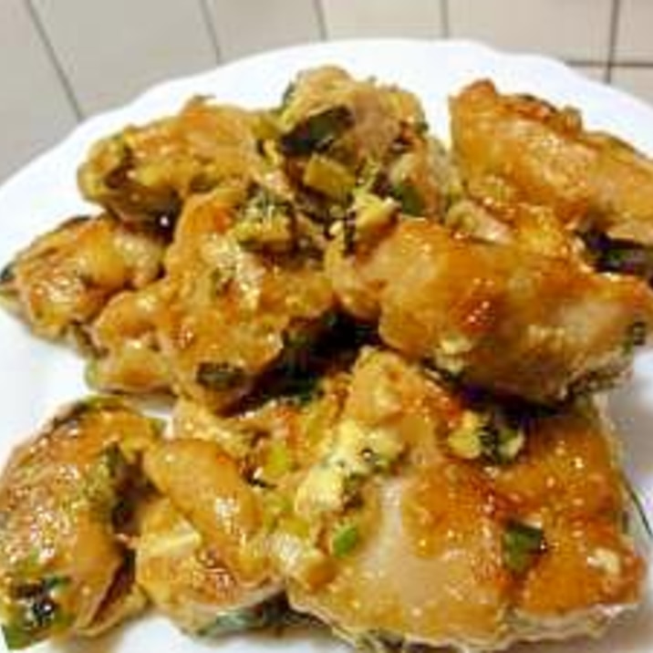 ビールに合う!! 鶏胸肉のマヨねぎポン焼き★